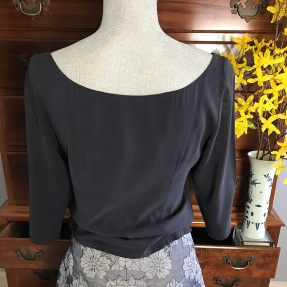 Saja Two-Piece Silk Floral Top/Skirt Set Medium - Picture 2 of 14